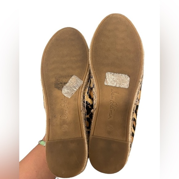 Sam Edelman Khloe Leopard Print Calf Hair Espadrilles Size 5.5 - Picture 5 of 7